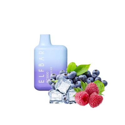 Elf Bar BC3000 Blue Razz Ice (Блю Разз Айс) Одноразовий POD