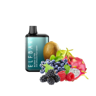 Elf Bar ULTRA BС5000 Kiwi Dragon Fruit Berry (Ківі Пітайя Ягода) Одноразовий POD