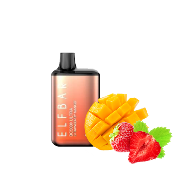 Elf Bar ULTRA BС5000 Strawberry Mango (Клубника Манго) Одноразовый POD