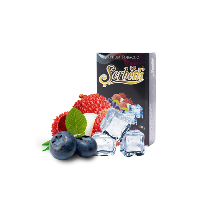 Табак Serbetli Ice Lychee Blueberry (Ледяное Личи Черника, 50 г)