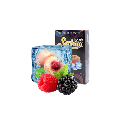 Тютюн Serbetli Ice Berry Peach (Ягоди Персик Лід, 50 г)