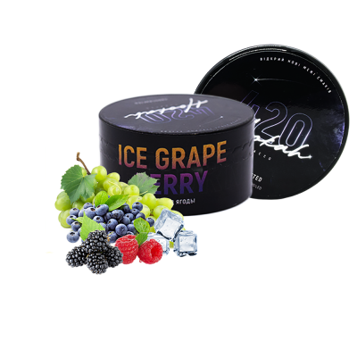 Табак 420 Ice Grape Berry (Виноград Ягоды, 40 г)
