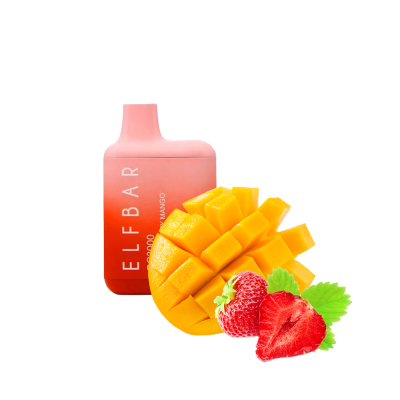 Elf Bar BC3000 Strawberry Mango (Полуниця Манго) Одноразовий POD