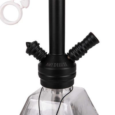 Кальян Amy Deluxe 652 Black (чорний, повний комплект) Кальян Amy Deluxe 652 Black (чорний, повний комплект)