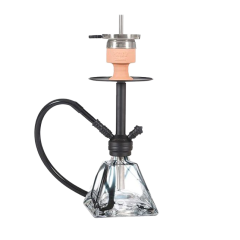 Кальян Amy Deluxe 652 Black (чорний, повний комплект)