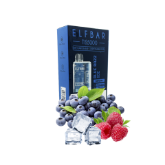 Elf Bar TE5000 Blue Razz Ice (Чорниця Малина Льод) Одноразовий POD