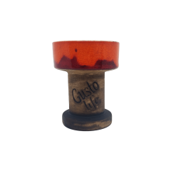 Глиняна чаша Gusto Bowls Rook Orange Red (Помаранчевий Червоний)
