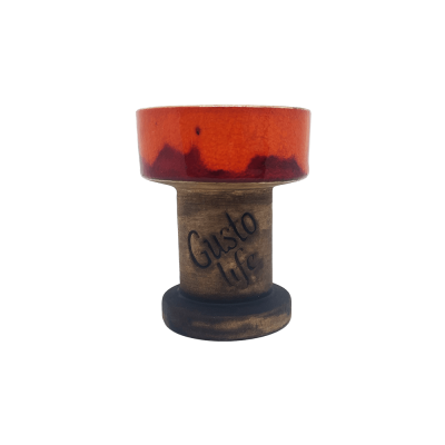 Глиняна чаша Gusto Bowls Rook Orange Red (Помаранчевий Червоний)