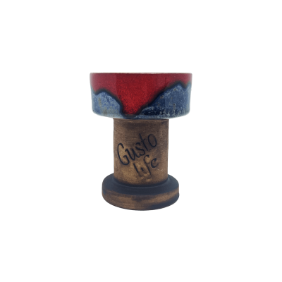 Глиняная чаша Gusto Bowls Rook Red Blue (Красный Синий)