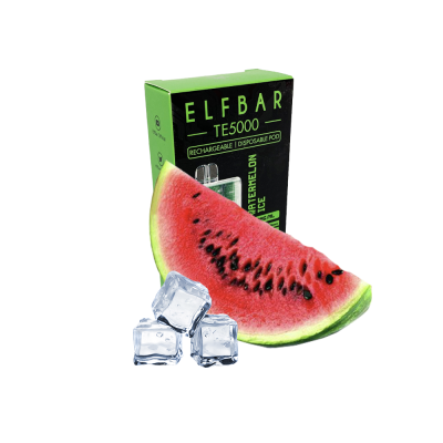 Elf Bar TE5000 Watermelon Ice (Кавун Льод) Одноразовий POD