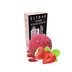 Elf Bar TE5000 Strawberry Ice Cream (Полуниця Морозиво) Одноразовий POD