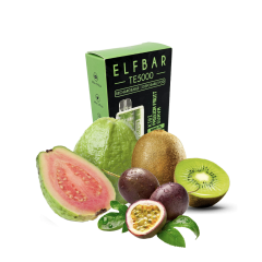 Elf Bar TE5000 Kiwi Passion Fruit Guava (Ківі Маракуя Гуава) Одноразовий POD