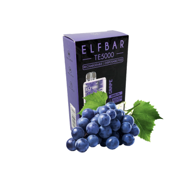 Elf Bar TE5000 Grape (Виноград) Одноразовий POD