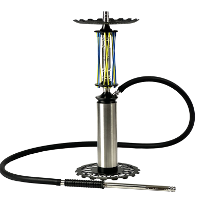 Кальян Trumpet Hookah Rider Still Blue Yellow (синьо-жовтий, повний комплект)