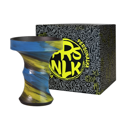 Глиняная чаша Personalka Bowl Blue Yellow