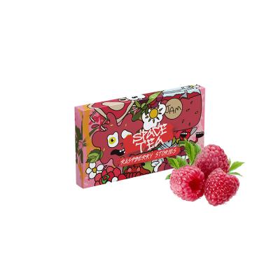 Кальянна чайна суміш Space Tea Raspberry Stories (Малина, 40 г)
