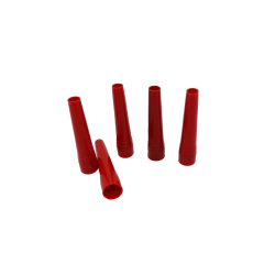 Одноразові мундштуки для кальяну XXL (Червоний, конус, 100 шт/уп)