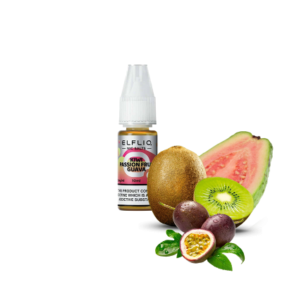 Рідина Elfliq Kiwi Passion Fruit Guava (Ківі Маракуя Гуава, 10 мл)
