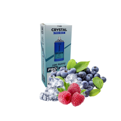 The Crystal Pro Max 10000 Blue Razz Ice (Чорниця Малина Льод) Одноразовий POD