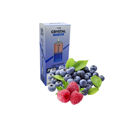 The Crystal Pro Max 10000 Blueberry Raspberry (Чорниця Малина) Одноразовий POD