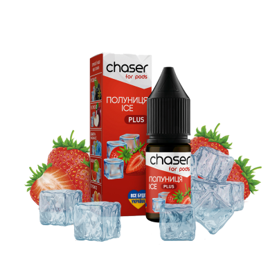 Рідина Chaser Strawberry Ice Plus (Полуниця Льод, 50 мг, 10 мл)