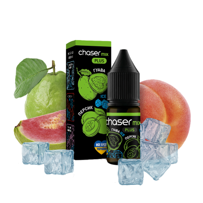 Жидкость Chaser Guava Peach Ice Plus (Гуава Персик Лёд, 50 мг, 10 мл)