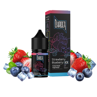 Жидкость Chaser Black Strawberry Blueberry Ice (Клубника Черника Лёд, 50 мг, 30 мл)