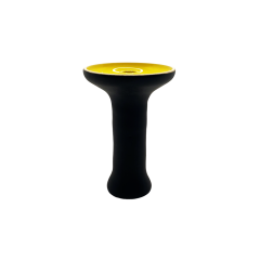 Чаша 2x2Hookah Medium Black yellow matt (Жовтий, Чорний)