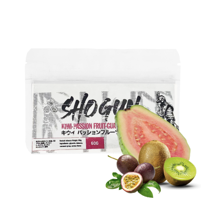 Тютюн Shogun Kiwi Passionfruit Guava (Ківі Маракуя Гуава, 60 г)
