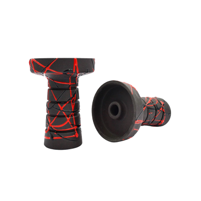 Глиняная чаша Gusto Bowls Harmony Black Glaze Black Red (красно-чёрная поливка)