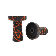 Глиняна чаша Gusto Bowls Harmony Black Glaze Orange (помаранчеве поливання)