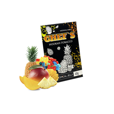 Тютюн Chefs Tropical jelly (тропічні желейки, 40 г)