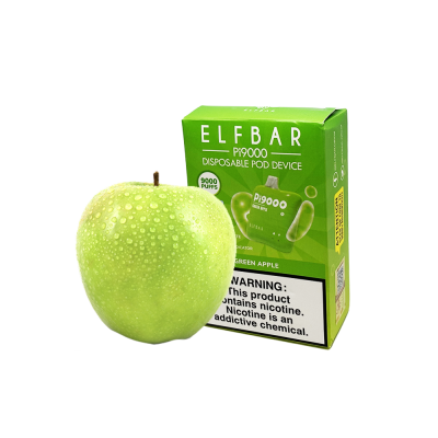 Elf Bar Pi9000 Green Apple (Зелене яблуко) Одноразовий POD 20276 Elf Bar Pi9000 Green Apple (Зелене яблуко) Одноразовий POD