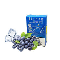 Elf Bar Pi9000 Blueberry ice (Чорниця Лід) Одноразовий POD