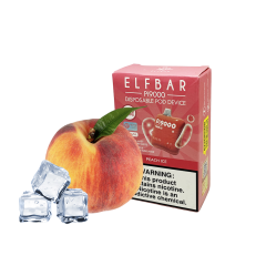 Elf Bar Pi9000 Peach ice (Персик Лід) Одноразовий POD