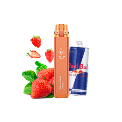 Elf Bar NC1800 Strawberry Energy (Полуниця Енергетик) Одноразовий POD