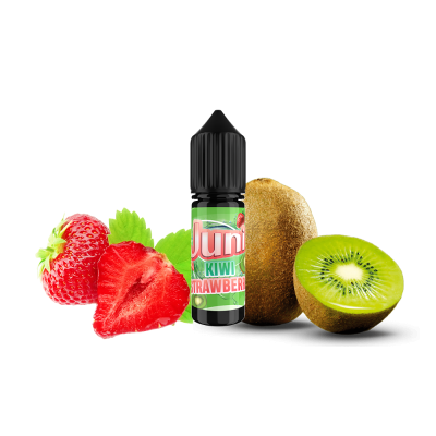 Рідина Juni Salt Kiwi Stawberry (Ківі Полуниця, 50 мг, 15 мл)
