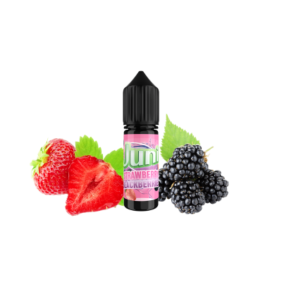 Жидкость Juni Salt Strawberry Blackberries (Клубника Ежевика, 50 мг, 15 мл)