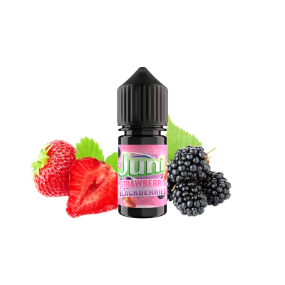Рідина Juni Salt Strawberry Blackberries (Полуниця Ожина, 50 мг, 30 мл)