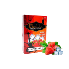 Тютюн Balli Strawberry Ice (Полуниця Лід, 50 г)