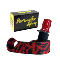 Персональный мундштук Personalka Epoxy Onyx v2 (Красный)