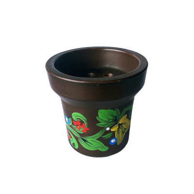 Глиняна чаша GrynBowls Accent Ornament Green (Зелений Орнамент)