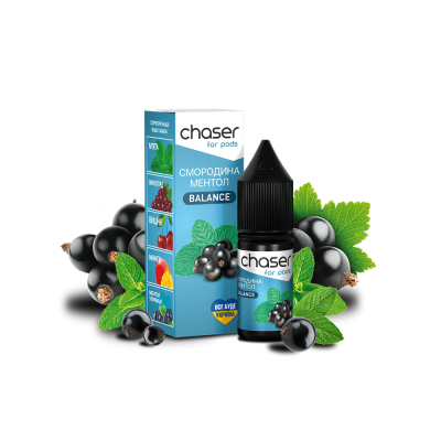 Жидкость Chaser Blackcurrant Menthol Balance (Смородина Ментол, 50 мг, 10 мл)