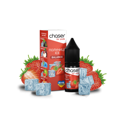 Рідина Chaser Strawberry Ice Balance (Полуниця Льод, 50 мг, 10 мл)