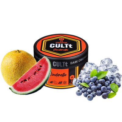 Табак CULTt Medium M33 Cinderella (Арбуз Дыня Черника Лёд, 100 г)