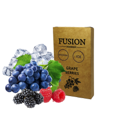 Тютюн Fusion Medium Ice Grape Berries (Виноград Ягоди Лід, 100 г)