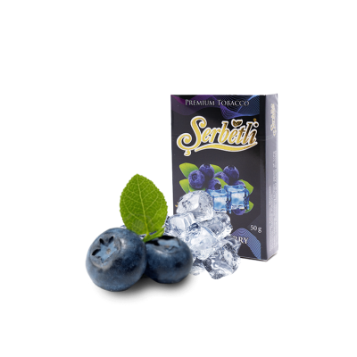 Табак Serbetli Ice Blueberry (Черника Лёд, 50 г)