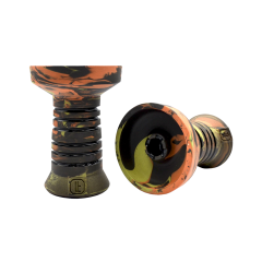 Глиняна чаша Lavart Caldera Bright (помаранчевий із жовтим)