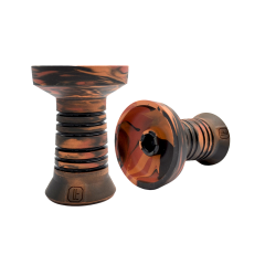 Глиняна чаша Lavart Caldera Inferno (помаранчевий із червоним)