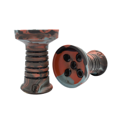 Глиняна чаша Lavart Spectra Fire Azure (синій із червоним)